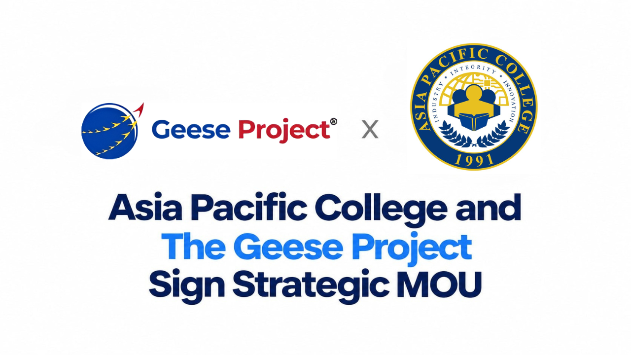 Asia Pacific College and The Geese Project Sign Strategic MOU